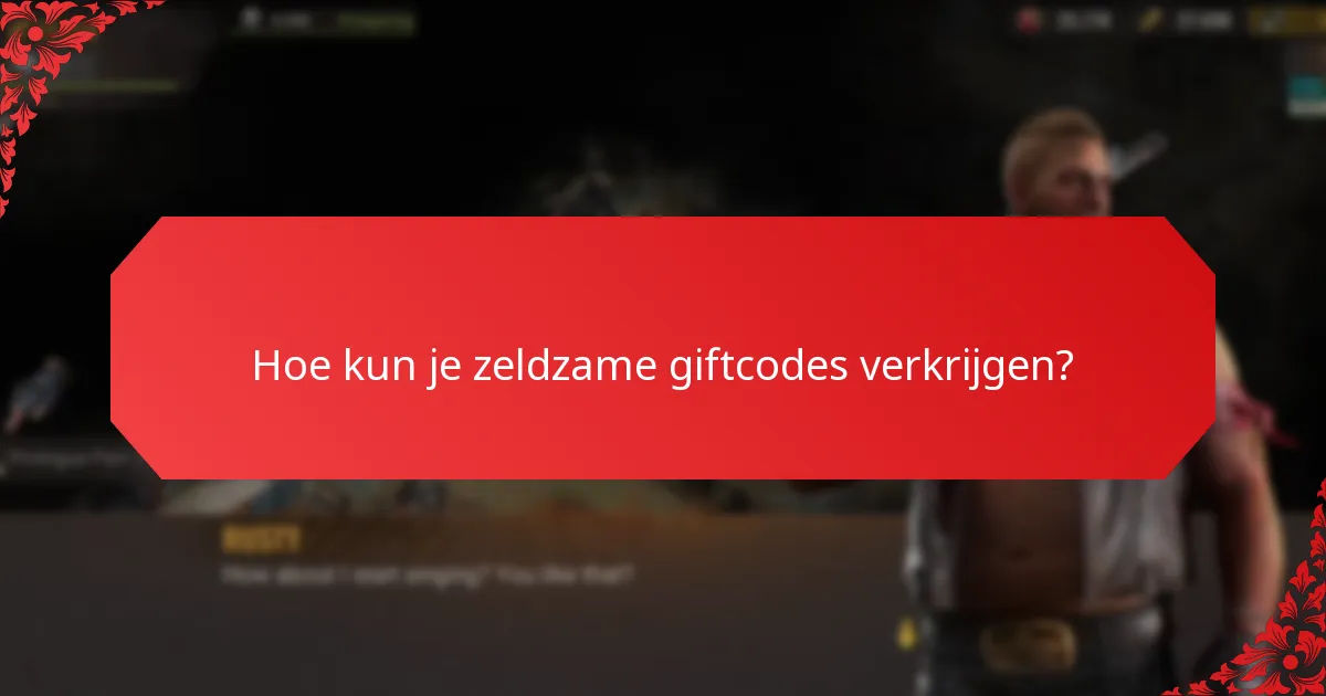 Wat zijn de handelsopties voor zeldzame giftcodes?