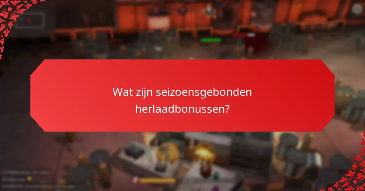 Hoe deel te nemen aan seizoensgebonden herlaadpromoties?